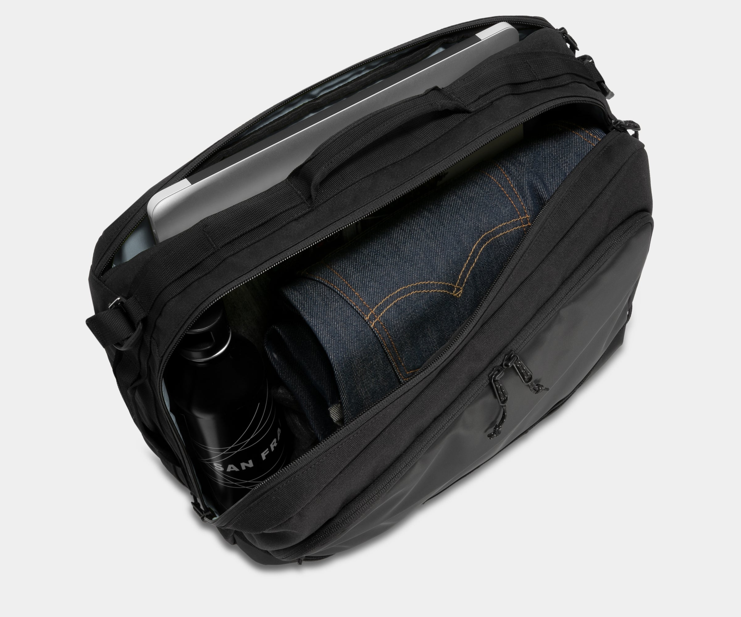 Scheme Convertible Briefcase Backpack - Image 15