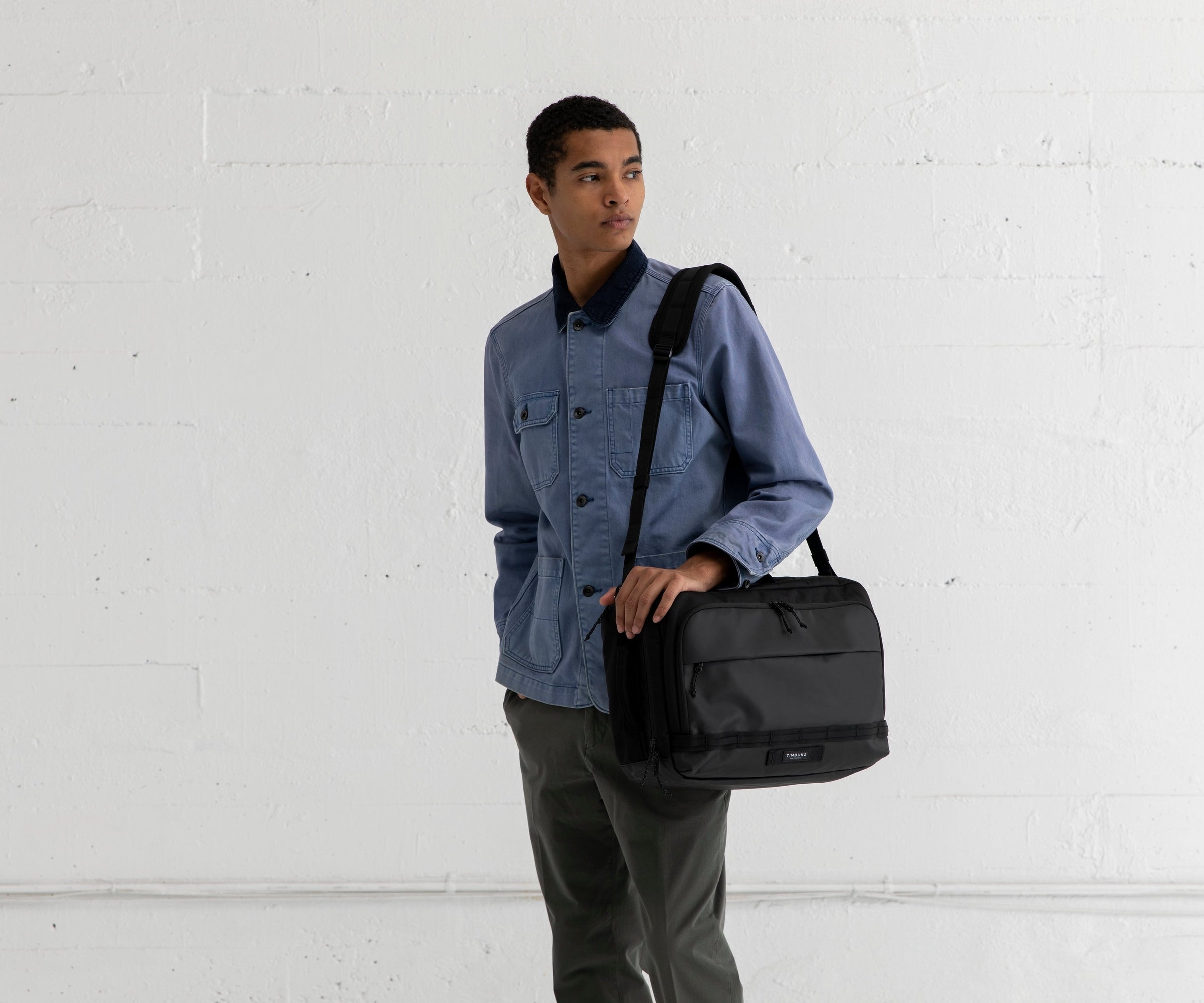 Scheme Convertible Briefcase Backpack - Image 12