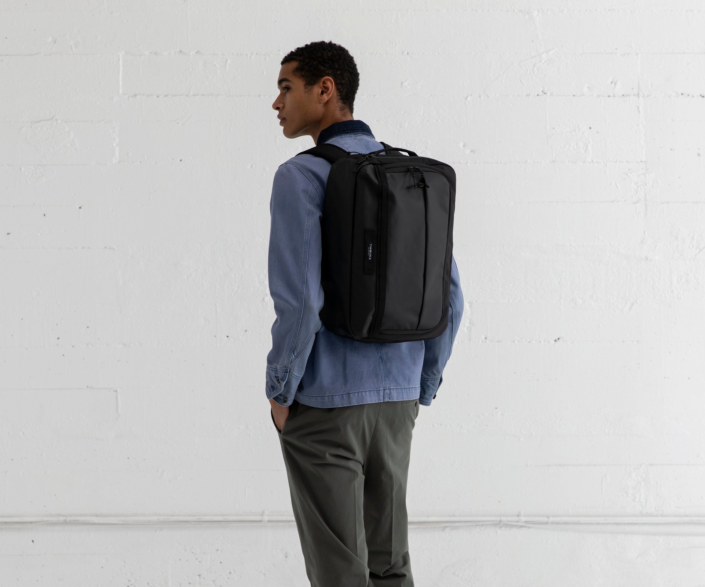 Scheme Convertible Briefcase Backpack - Image 13